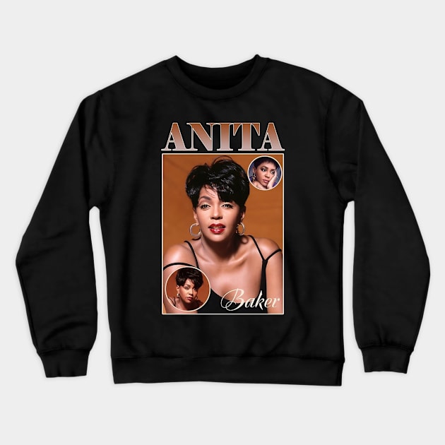 Anita Baker Crewneck Sweatshirt by wildzfreak